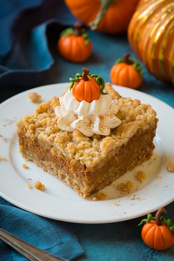 Pumpkin Pie Crumb Bars: Buttery Oat Layers & Creamy Filling